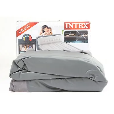 Intex Durabeam Ultra Plush Queen Double Airbed Spare Bed + Defective (256298) • £35.14