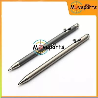 Mini Titanium Keychain Bolt Action Pen Outdoor Travel Portable Everyday Carry • $9.90