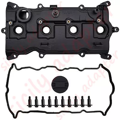 Engine Valve Cover W/ Cap & Bolts For 13-17 NISSAN Altima Murano Rogue QX60 2.5L • $40.54