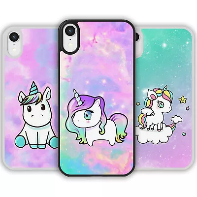Cute Kawaii UNICORN Phone Case Cover For IPhone Samsung Pink Pastel Girls Gift • £6.79