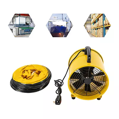 16  12  Extractor Fan Blower Portable 10m 5m Duct Hose Ventilator Industrial • $333.54