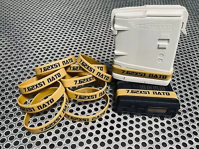 6 Pack Of 7.62X51 NATO Magazine ID Bands 7.62 X 51 NATO Mag Bands Free Shipping  • $11.49