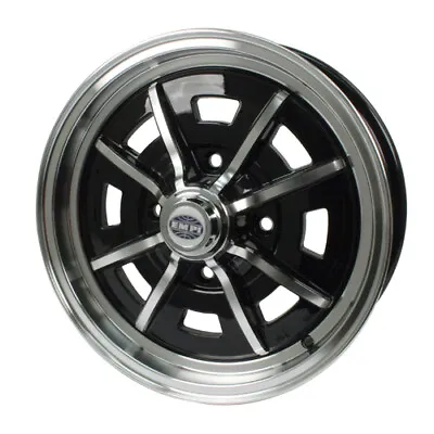 EMPI Sprintstar Wheel Black With Polished Lip 5 Wide 4 On 130mm Dunebuggy & VW • $188.99