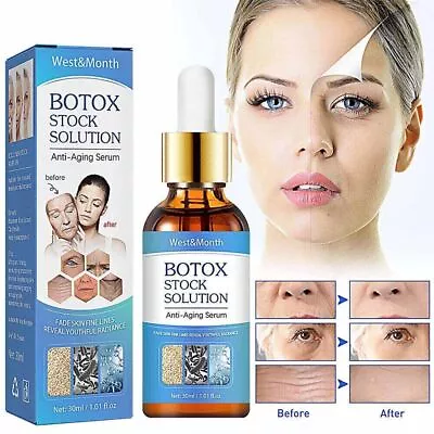 £5.37 • Buy Botox Wrinkle Remover Instant Anti-Aging Face Serum Retinol Skin Tightening UK