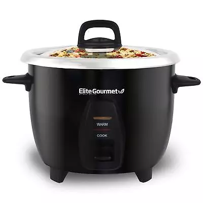 Elite ERC2010B# 10 Cup Rice Cooker With 304 Surgical Stainless Steel Inner • $22.94