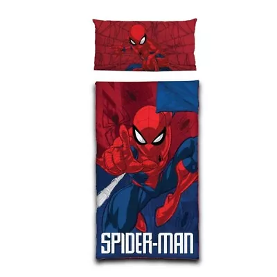 Marvel Spider-Man Kids Slumber Bag With Bonus Pillow • $25.17