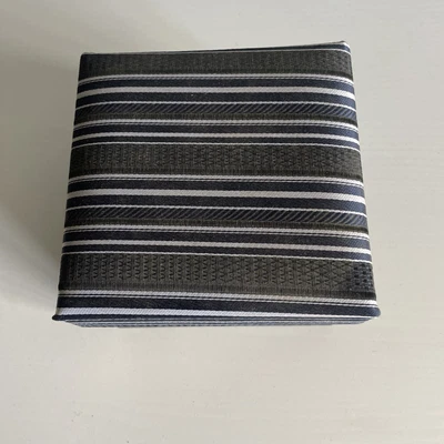 £9.99 • Buy GIORGIO ARMANI TIE CUFFLINKS POCKET SQUARE GIFT SET Pure Silk New In Box £130