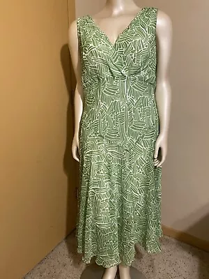 Size 18 Green Summer  Dress By Midnight Velvet New • $19.99