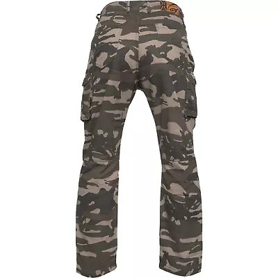 £54.99 • Buy Black Command Aramid Lined Motorcycle Cargo Jeans Combat Motorbike Sports Camo