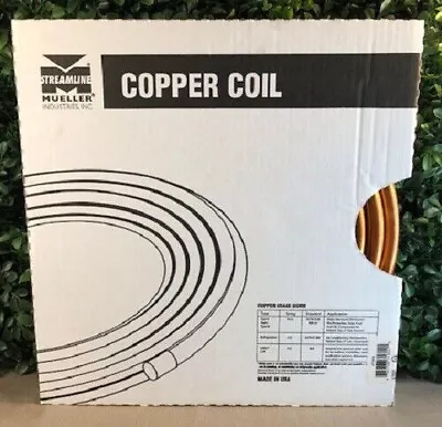 MUELLER INDUSTRIES GIDDS-203330 Copper Tubing Boxed 5/8  Od X 10' NEW • $33.34