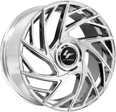 24 Inch 24x10 Lexani MUGELLO XL Chrome Wheels Rims 6x5.5 6x139.7 +30 • $3157.16