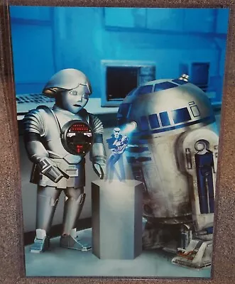 Buck Rogers Twiki & Star Wars R2D2 Glossy Art Print 11 X 17 Hard Plastic Sleeve • $60.68