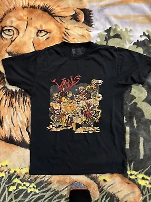 Vans Off The Wall Gallery T Shirt Sz Med Dwiky Ka Adult R. Crumb Style • $26.99