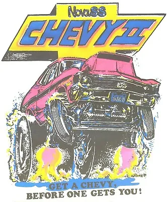 68-72 Chevy II Nova SS   Vintage 70's T-shirt S-XL NOS 0245 • $17.99