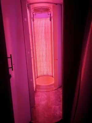 Tansun Symphony Sunbed 48 Tube Standup Tanning Sun Bed Commercial Home Use • £1350