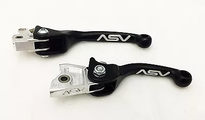 ASV F3 Black Unbreakable Folding Brake + Clutch Levers KTM SXF SX-F • $149.95