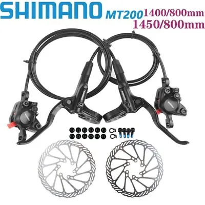 Bicycle Brake MTB Brake Hydraulic Disc Brake Mountain Clamp Brake Upgraded MT315 • $125.26