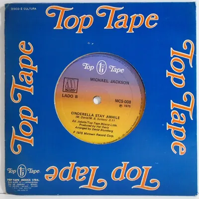 Michael Jackson Happy / Cinderella Stay Awhile Brazil 1975 1st Press 7  Top Tape • $35