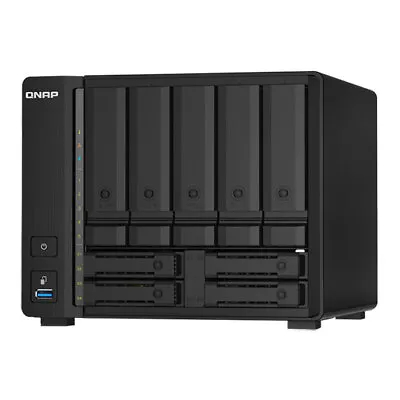 9 Bay QNAP TS-H973AX-8G Desktop NAS Enclosure Quad Core 2.2GHz CPU 8GB RAM 5G • £1027.98