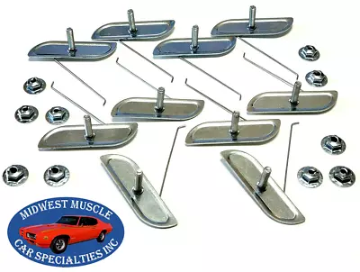 $18.15 • Buy Ford 1 -2 1/4  Body Fender Door Quarter Trim Moulding Molding Clips Nuts 10pcs E