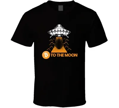 Bitcoin To The Moon Crypto  T Shirt • $13.99