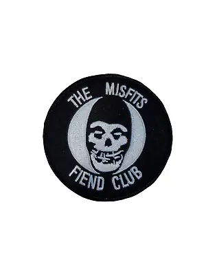 The Misfits Fiend Club Logo Patch Embroidered Sew Iron On Music Applique New • $7.98