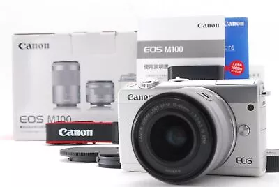 * Exc+5 * Canon EOS M100 24.2MP Mirrorless Digital Camera W/ 15-45mm IS STM Lens • $776.39