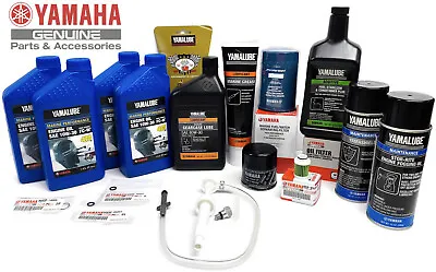 YAMAHA F75 F90 F115 F90B VF Winterization Oil Change Maintenance Kit Filter Fuel • $189.95