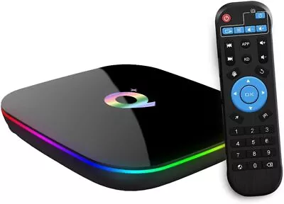 Q Plus Android 10.0 TV Box 2GB RAM 16GB ROM H616 Quad-core 3D 6K Ultra HD • £39.99