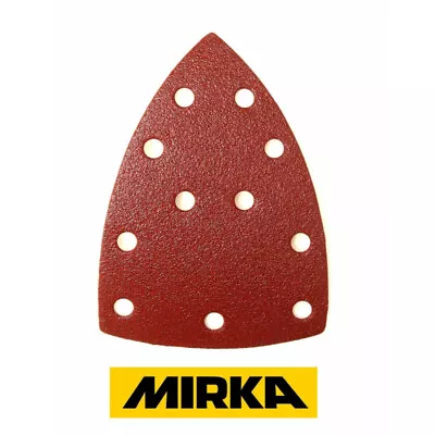 MIRKA DELTA Sanding Sheets Pads 10x15cm Sandpaper For Bosch PSM 100x150mm HQ • £5.45