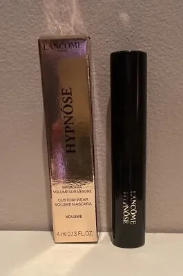 Lancome Hypnose Custom Wear Volume Mascara  4ml Midi Size NOIR HYPNOTIC. BNIB • £12.75