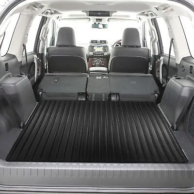 Heavy Duty Cargo Liner Mat Faux Leather 46  Flat Stripe SUV Truck  Carbon Black • $32.99