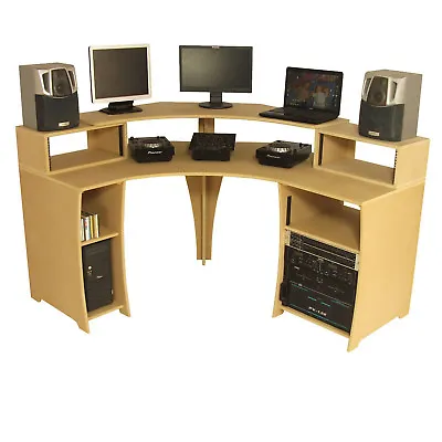£506 • Buy Studio Furniture Desk Producer Workstation 19  Racks - Sound Desks (SM-Set-C)