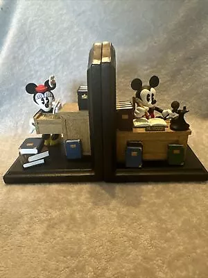 Disney Mickey And Minnie Mouse Bookends Figi Graphics BE-DIS-201 • $65