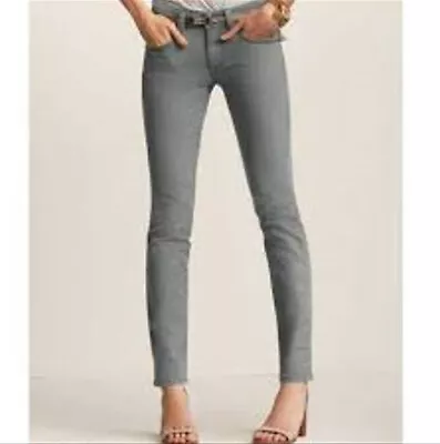 Cabi Womens Size 6 Graphite Gray Bree Skinny Leg Jeans Mid Rise • $16.99