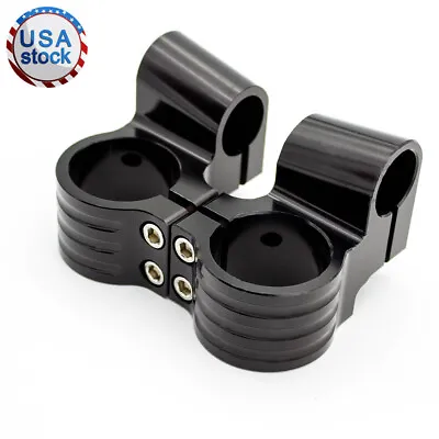 33mm CNC Fork Clip On Clip-ons Handlebar Heads Mount Bar Clamp Bracket Universal • $18.99