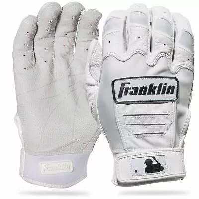 Franklin CFX Pro Full Color Chrome Batting Gloves Pair - White - M • $27.97