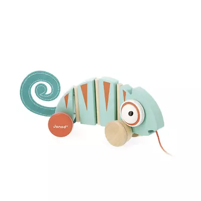 Janod Tropik Pull Along Chameleon • £12.59