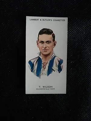 LAMBERT AND BUTLER FOOTBALLERS - #40 - T. Wilson - Huddersfield Town  • £4.99