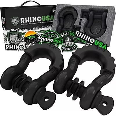 Rhino USA D Ring Shackle 41850lb Break Strength – 3/4” Shackle With 7/8 Pin F... • $38.80