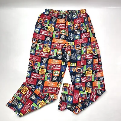 Briefly Stated Nintendo Super Mario Graphic Pajama Pants Men's Size S 2009 • $15.99