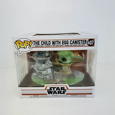 Funko Pop! Star Wars The Child (Baby Yoda) With Egg Canister #407 Vinyl Figure • $18.99