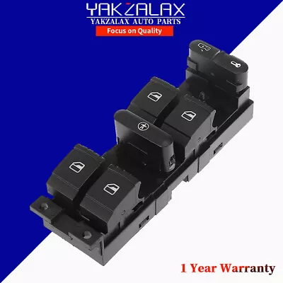 Fits Volkswagen Passat 4 Door 1998-2005 Master Power Window Switch Left Front  • $11.98