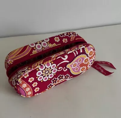 Vera Bradley Zip Top Eyeglass Case Pink Floral Paisley • $15