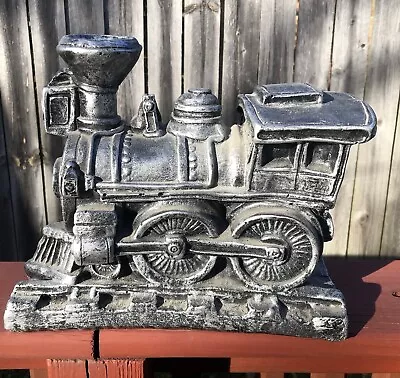 Steam Train Engine Large Figurine 9.5  Tall • $24.99