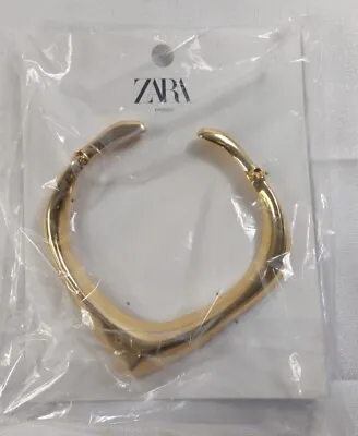 ZARA Golden Metal Choker Necklace : ONE SIZE • $29.99