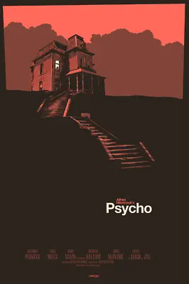 Psycho Bates House Motel Mother Horror Movie Poster Giclee Print Art 24x36 Mondo • $129.99