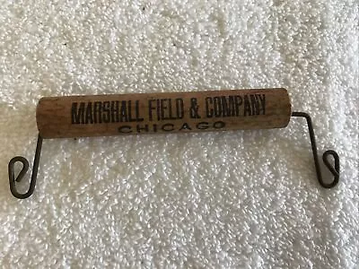 Marshall Field & Company Vintage Wood Handle Bag Holder Chicago  • $37.95