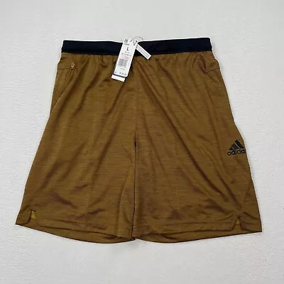 Adidas Men's Axis Knit 3.0 Athletic Shorts Size Large Brown IJ5504 • $16.95