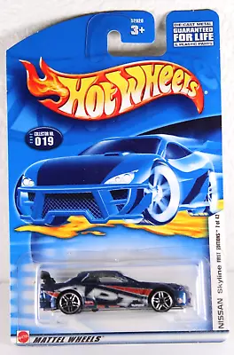 Hot Wheels 2002 First Edition Blue Nissan Skyline With PR5 Wheels • $1.99